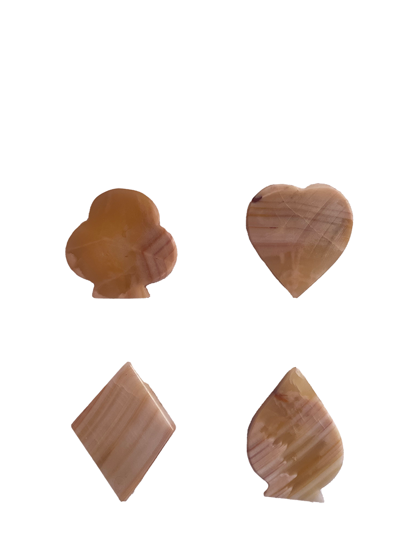 4 marble ashtrays