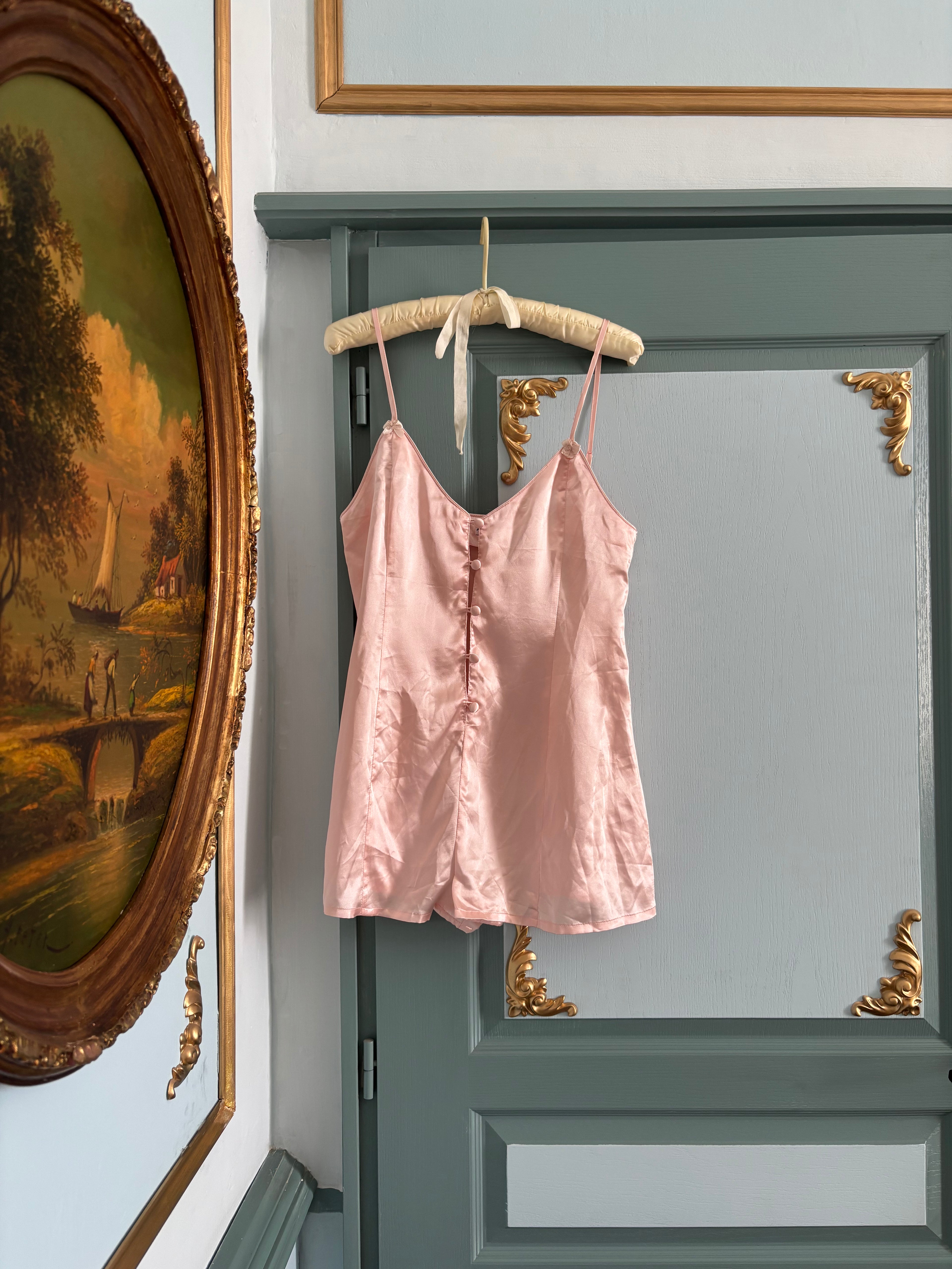Satin 1970 romper