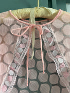 Lace antique pink cape