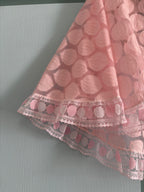 Lace antique pink cape