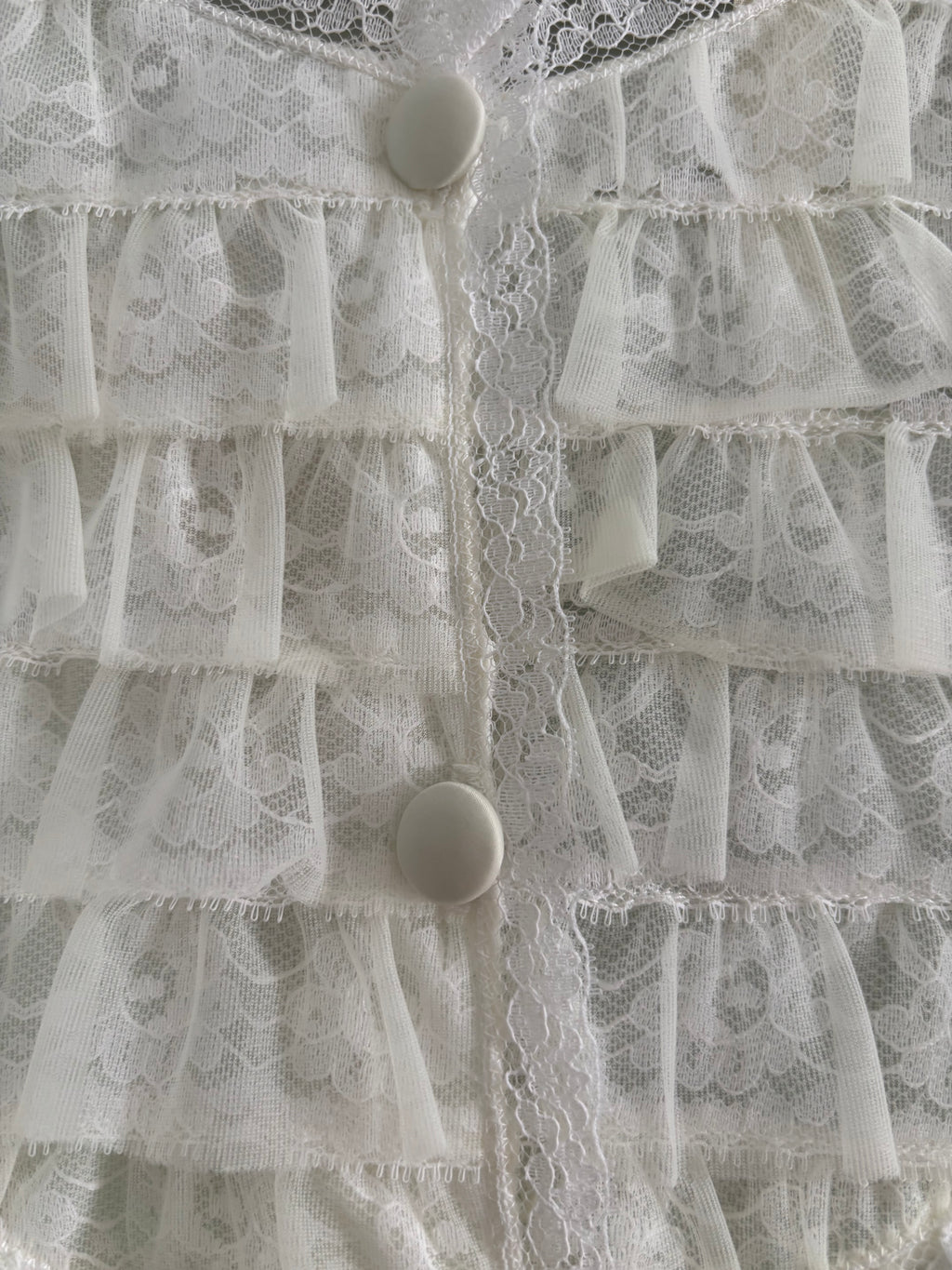 1970 butter  lace satin dress