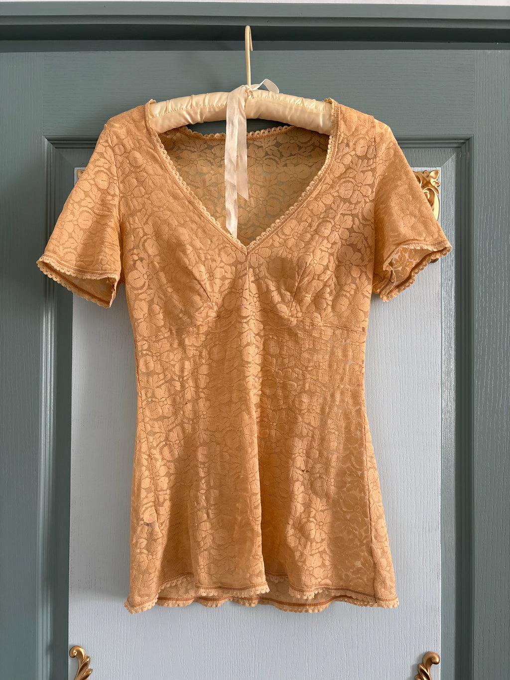Antique lace top