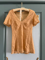 Antique lace top
