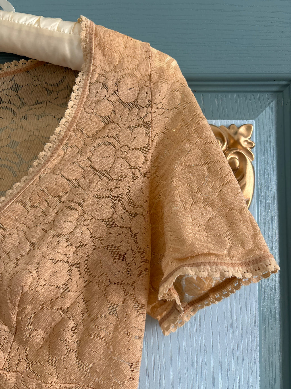 Antique lace top