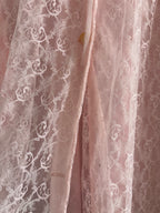 1970 lace balloon dress