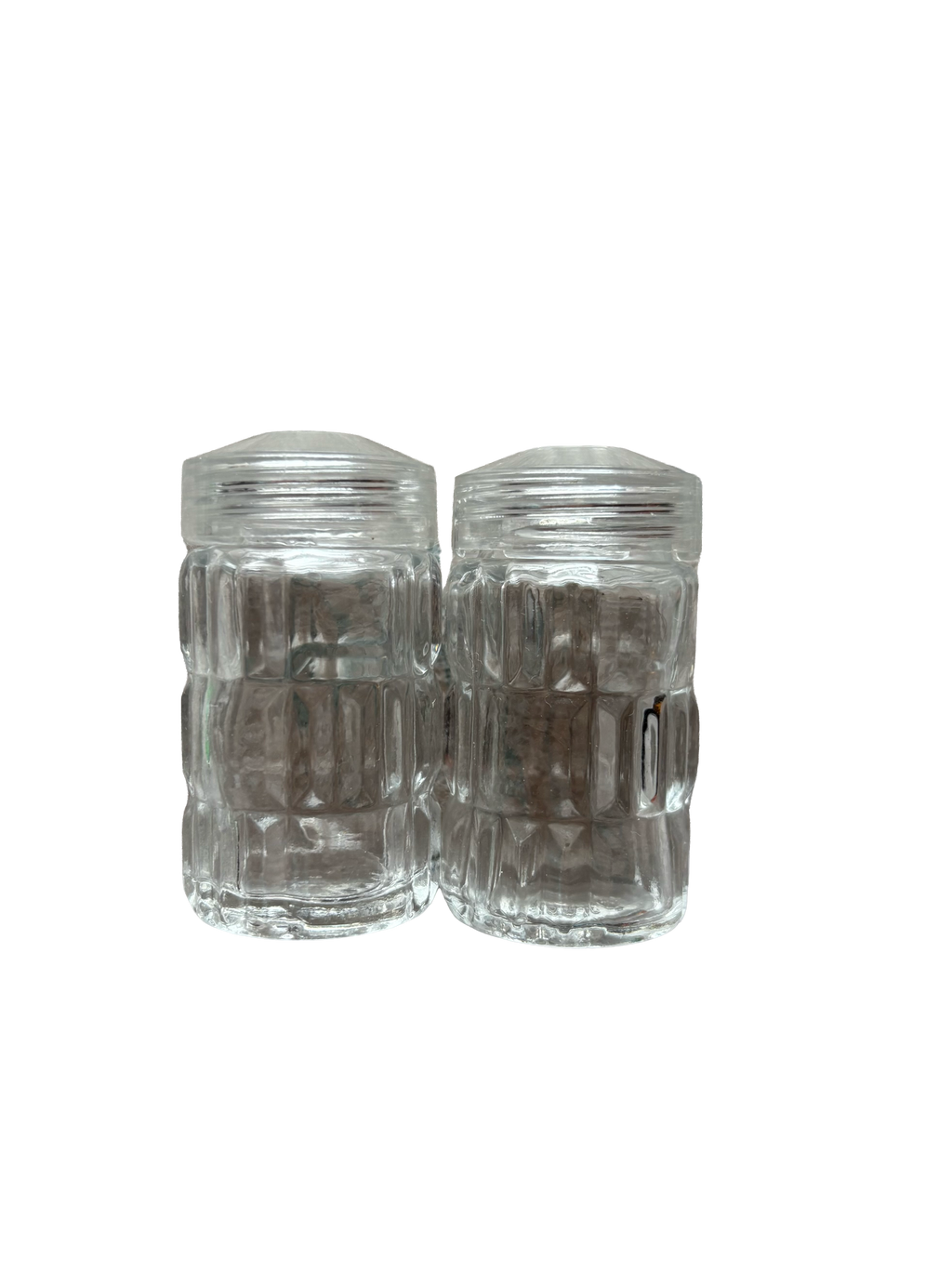 Salt and pepper crystals