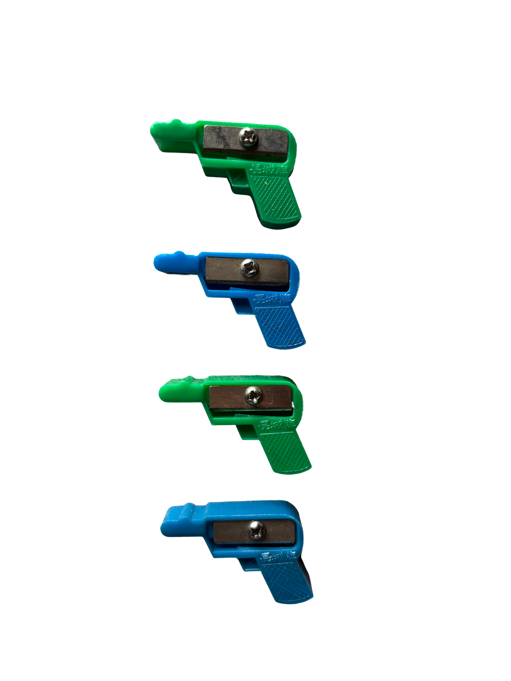 Toy gun pencil sharpener