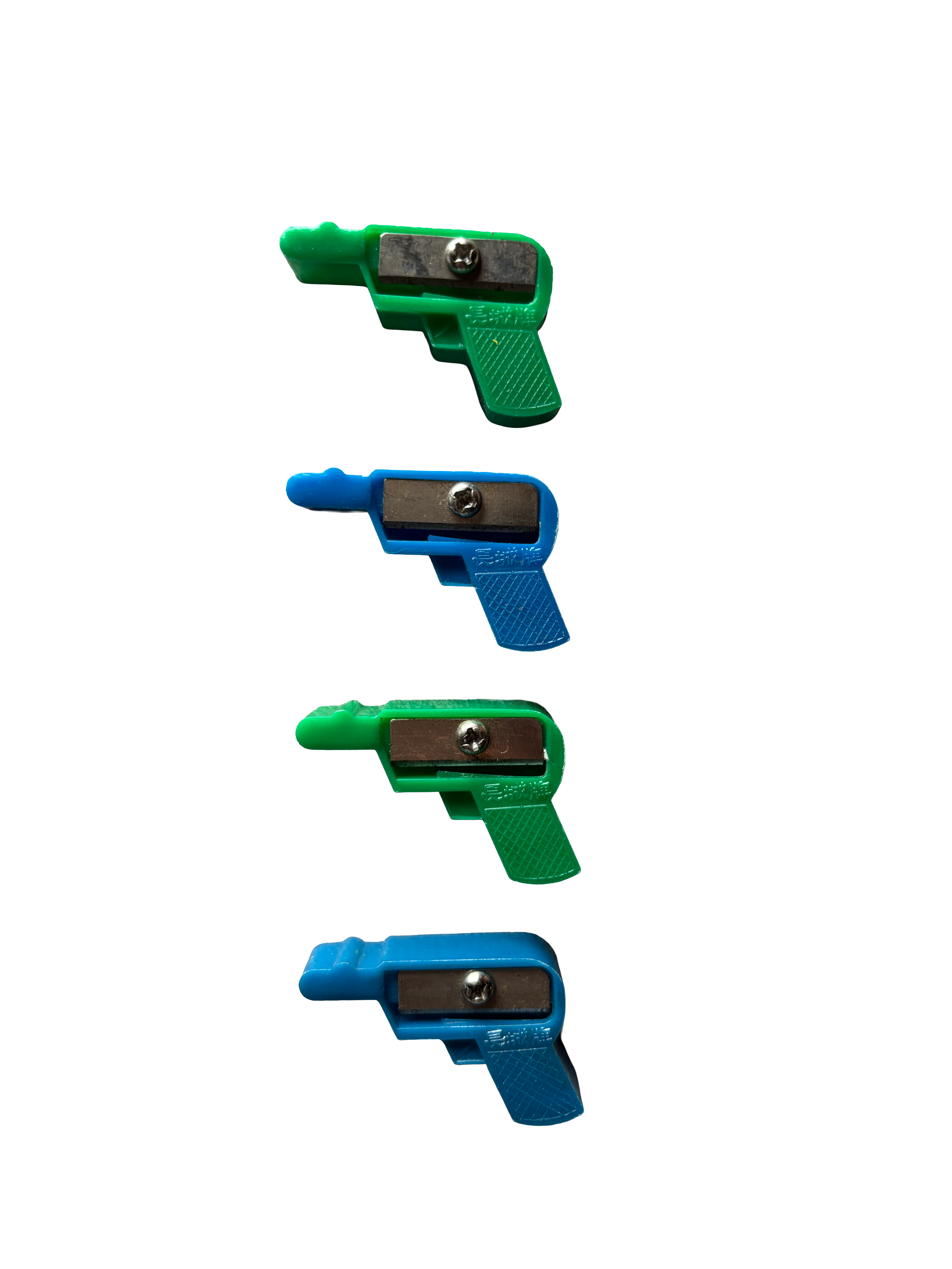 Toy gun pencil sharpener