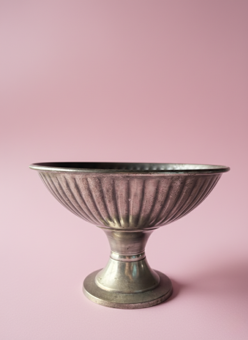 Indian silverware fruit bowl