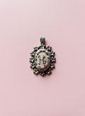 Embroidery pendant