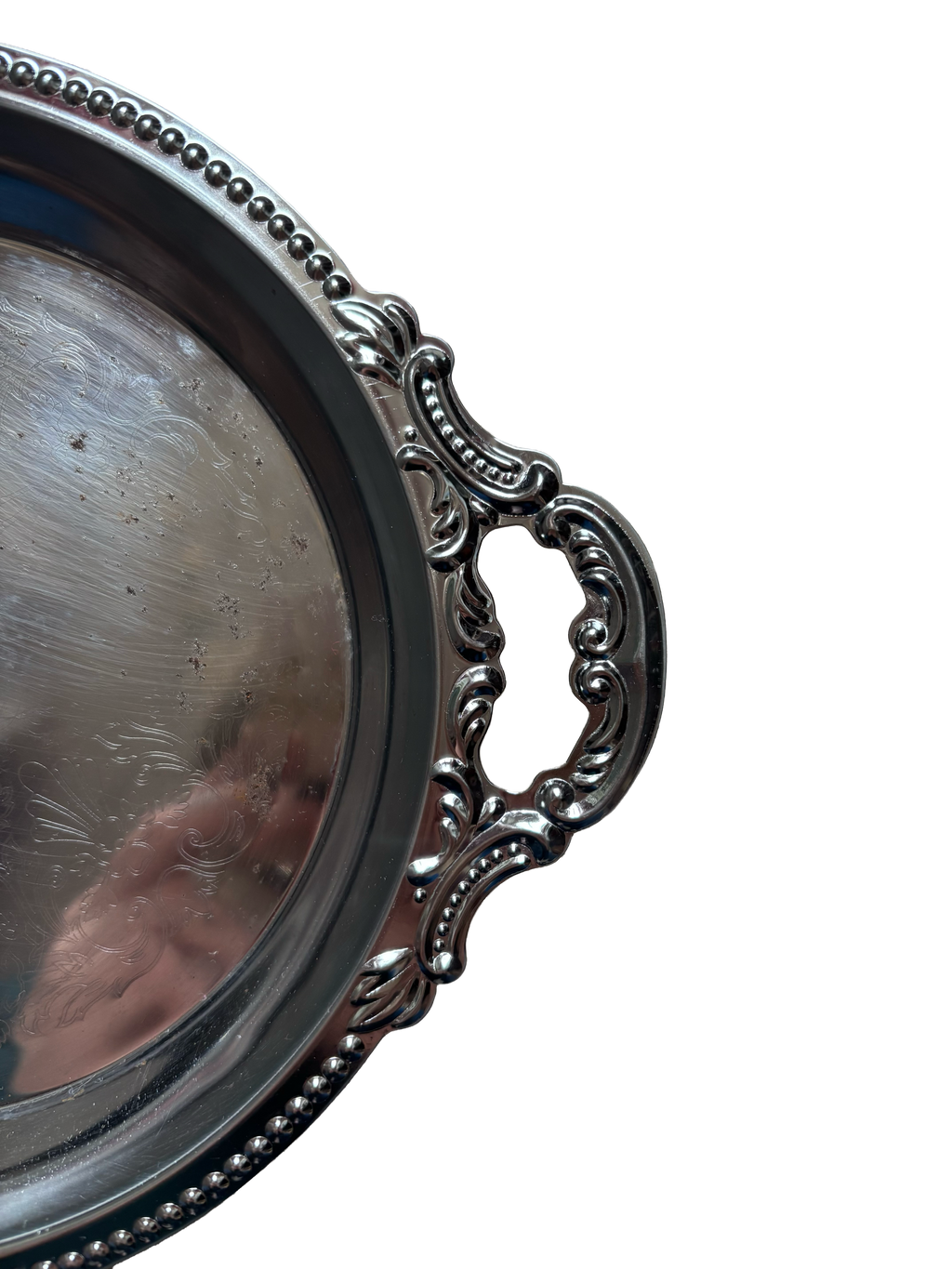 Silverware round tray