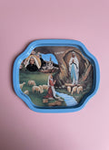 Metal plate Lourdes