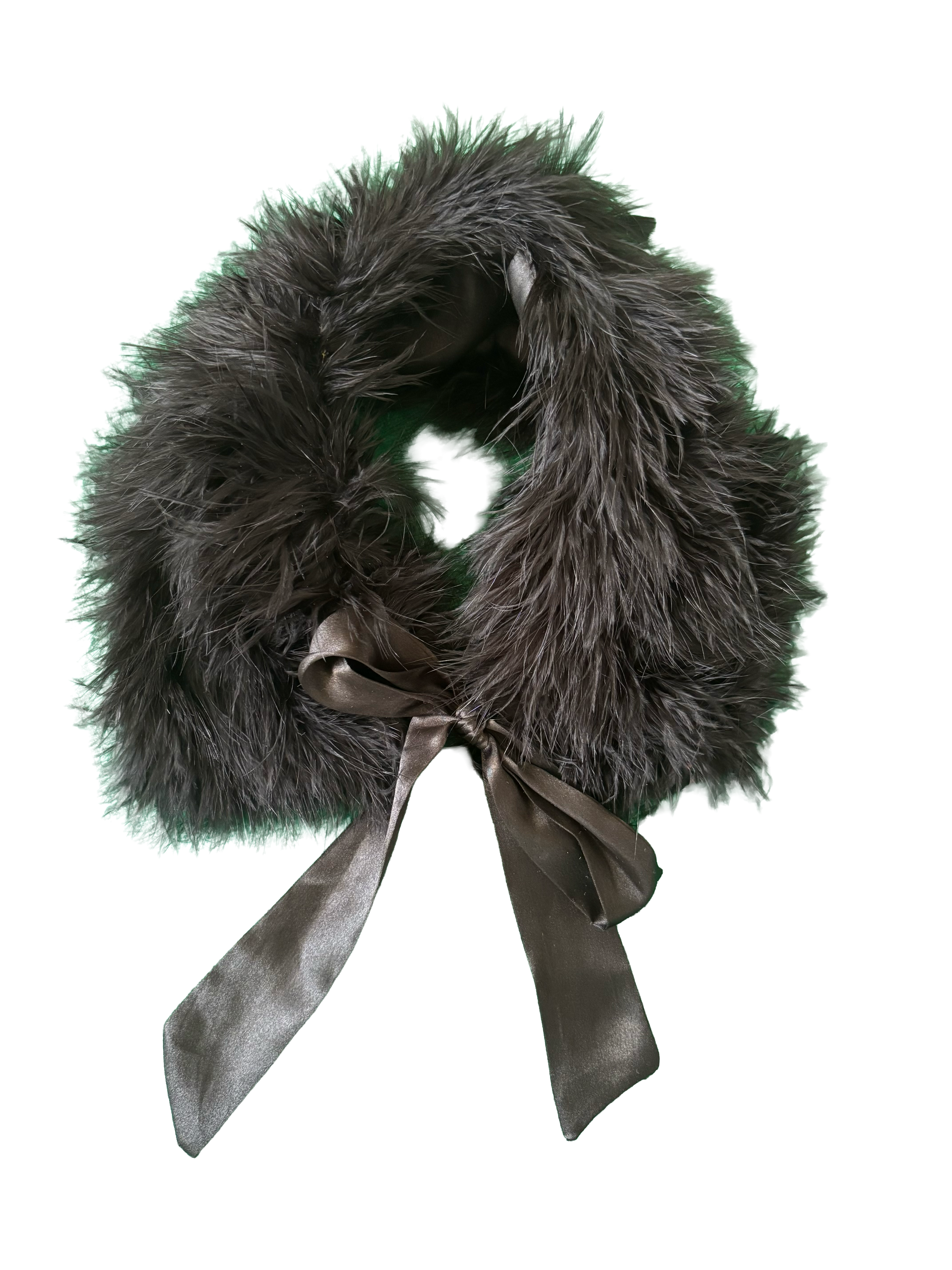 Swan feather necklace