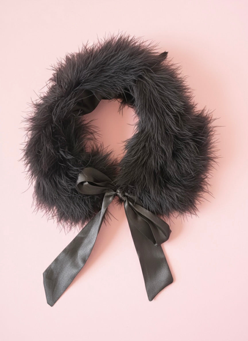 Swan feather necklace