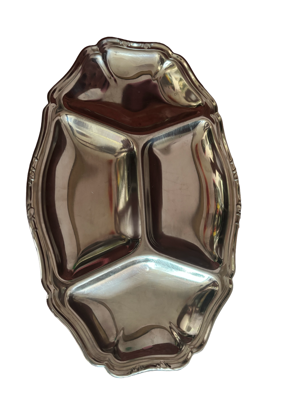 Silverware snack plate