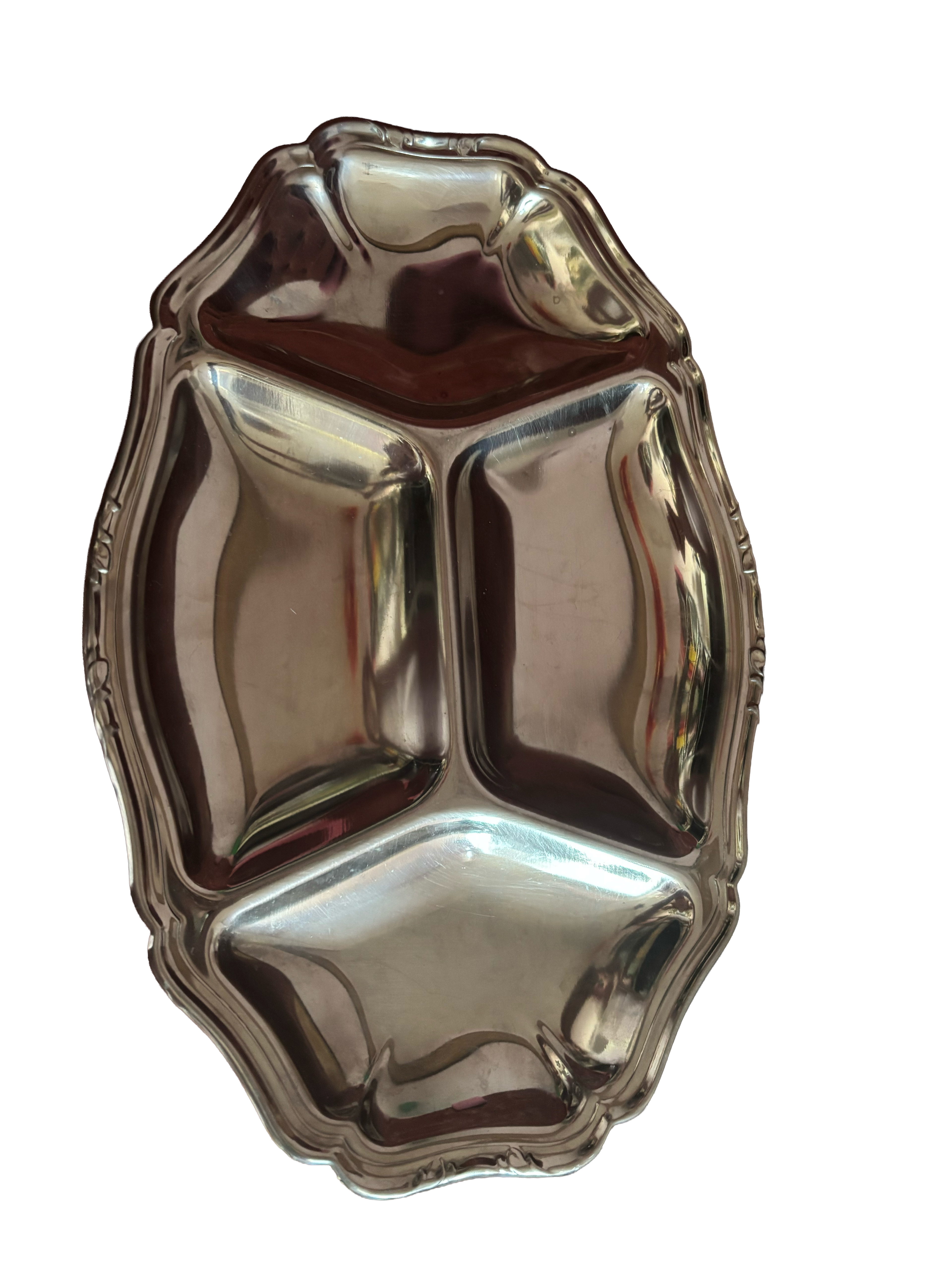 Silverware snack plate