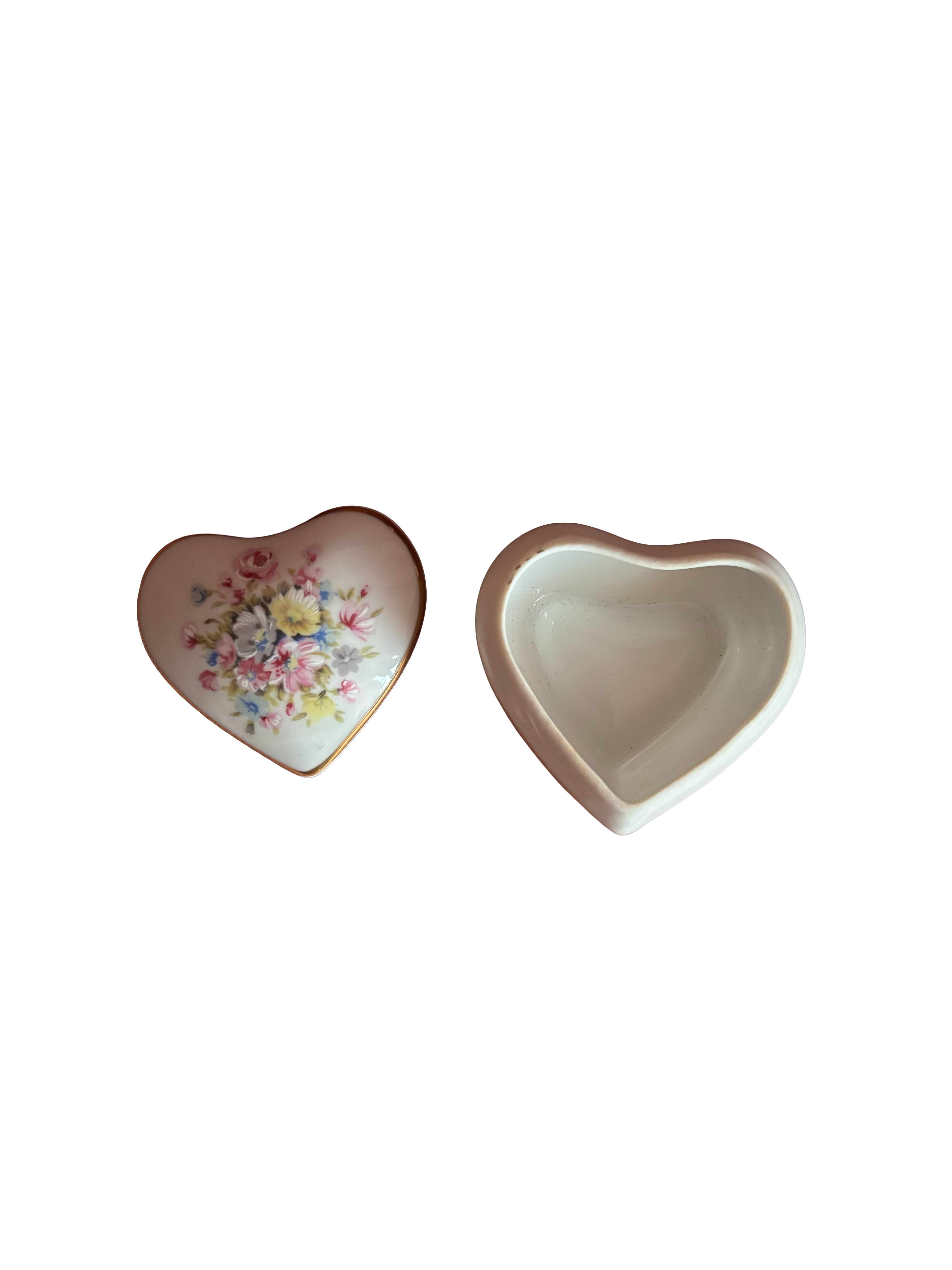Heart porcelaine box