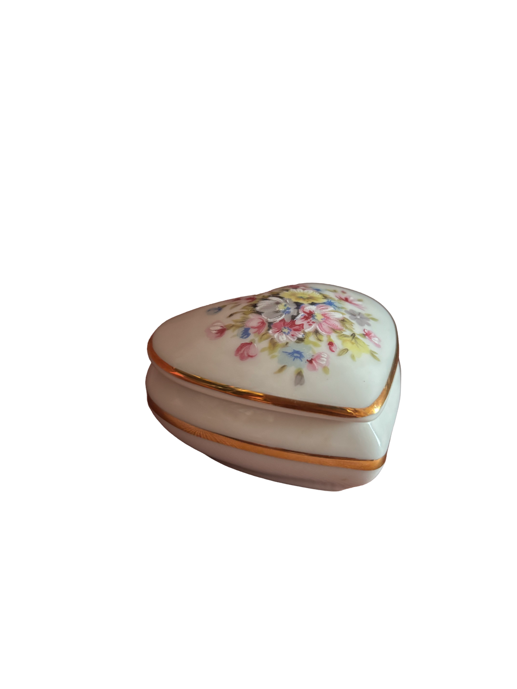 Heart porcelaine box