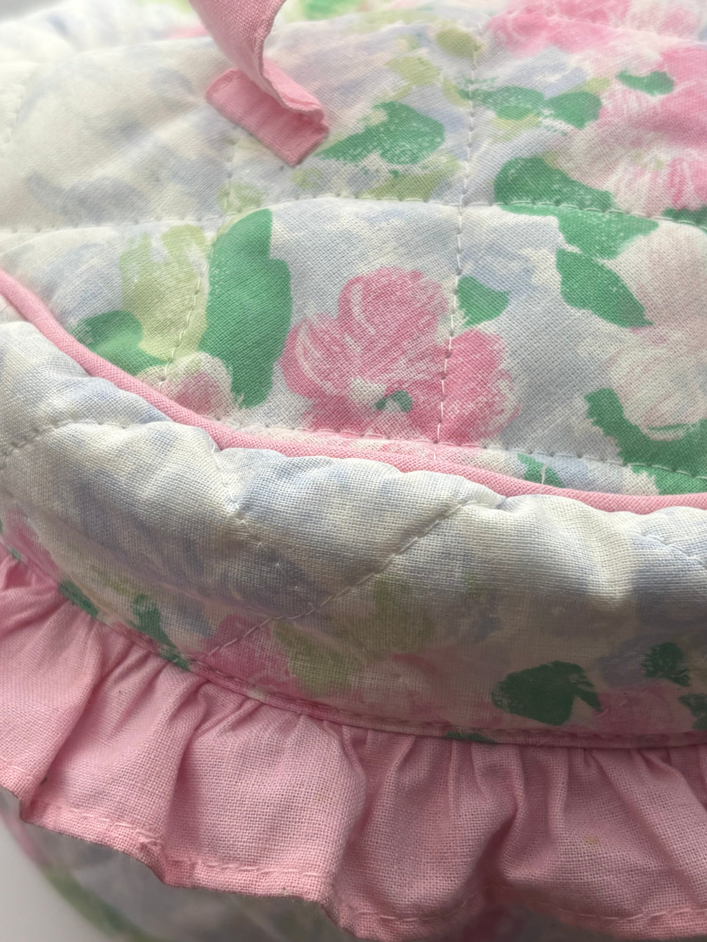 60's pastel toiletry bag