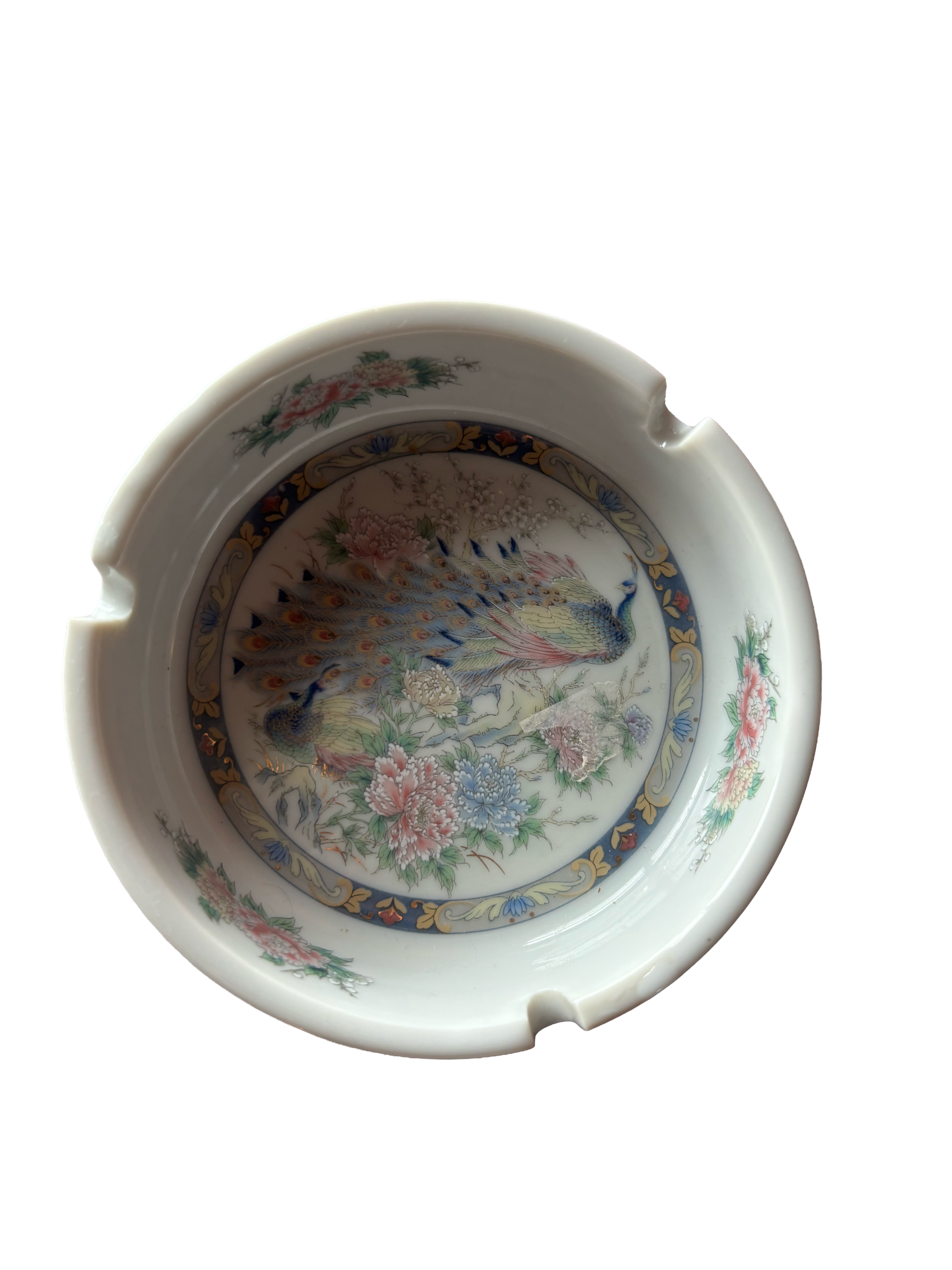 Versailles peacock ashtray